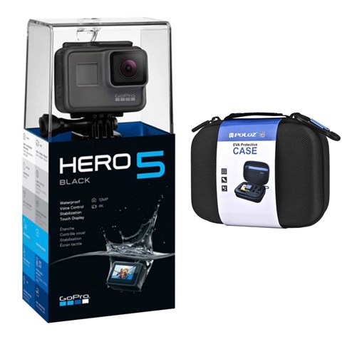 دوربین فیلم برداری ورزشی گوپرو مدل HERO 5 Black همراه با کیف پلوز