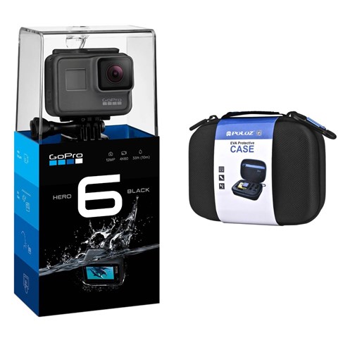 دوربین فیلم برداری ورزشی گوپرو مدل HERO 6 Black همراه با کیف پلوز