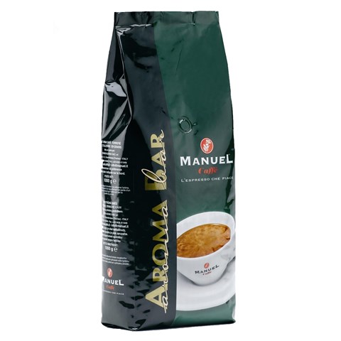 دانه قهوه مانوئل مدل AROMA BAR بسته 1000گرمی