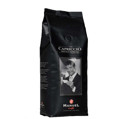 دانه قهوه مانوئل  مدل capriccio بسته 500 گرمی