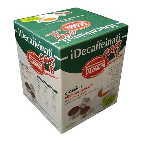 کپسول قهوه اسپرسو پالومبینی مدل DeCaffeinati بسته 16 عددی