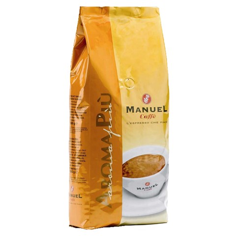 دانه قهوه مانوئل کافه مدل aroma piu مقدار 1000 گرم