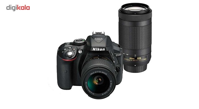 دوربین دیجیتال نیکون مدل D5300 به همراه لنز 18-55 و 70-300 میلی متر