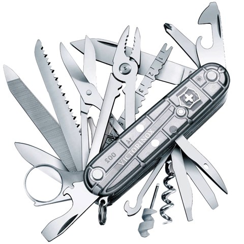 چاقوی ویکتورینوکس مدل Swiss Champ Silver Tech کد 16794T7