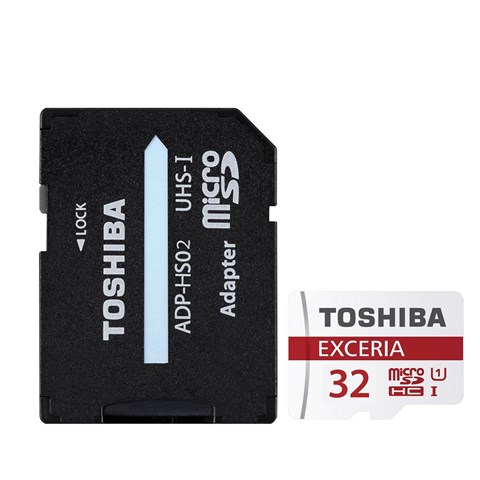 کارت حافظه microSDHC توشیبا مدل EXCERIA M302-EA کلاس 10 استاندارد UHS-I U1 سرعت 90MBps همراه با آداپتور SD ظرفیت32 گیگابایت
