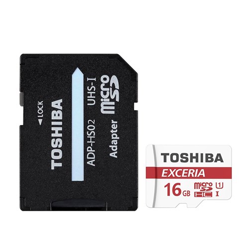 کارت حافظه microSDHC توشیبا مدل EXCERIA M302-EA کلاس 10 استاندارد UHS-I U1 سرعت 90MBps همراه با آداپتور SD ظرفیت 16 گیگابایت