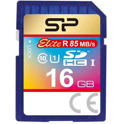 کارت حافظه SDHC سیلیکون پاور مدل Elite کلاس 10 استاندارد UHS-I U1 سرعت 85MBps ظرفیت 16 گیگابایت