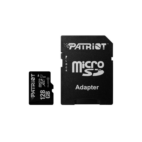 کارت حافظه microSDXC پتریوت کلاس 10 استاندارد UHS-I مدل LX سرعت 85MB/s ظرفیت 128 گیگابایت همراه با آداپتور SD