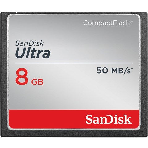 کارت حافظه CompactFlash سن دیسک مدل Ultra  سرعت 333X 50MBps ظرفیت 8 گیگابایت