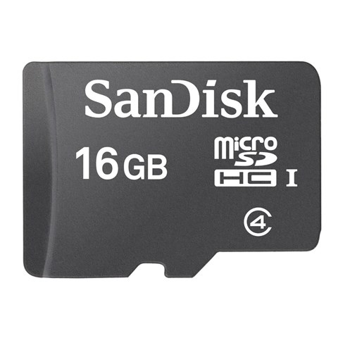 کارت حافظه microSDHC سن دیسک مدل MSD16 کلاس 4 سرعت 4MBps ظرفیت 16 گیگابایت