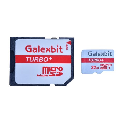 کارت حافظه microSDHC گلکسبیت مدل Turbo+ کلاس 10 استاندارد UHS-I سرعت 80MBps ظرفیت 32 گیگابایت به همراه آداپتور SD