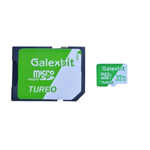 کارت حافظه microSDHC گلکسبیت مدل Turbo کلاس 10 استاندارد UHS-I سرعت 70MBps ظرفیت 32 گیگابایت به همراه آداپتور SD