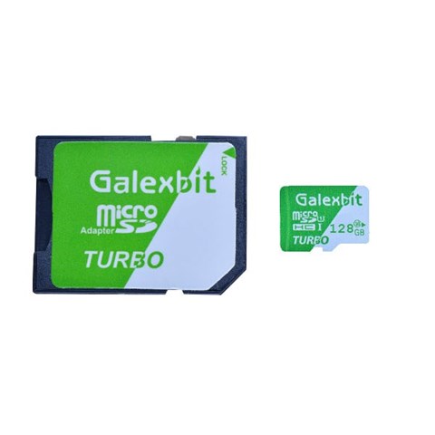 کارت حافظه microSDHC گلکسبیت مدل Turbo کلاس 10 استاندارد UHS-I سرعت 70MBps ظرفیت 128 گیگابایت به همراه آداپتور SD