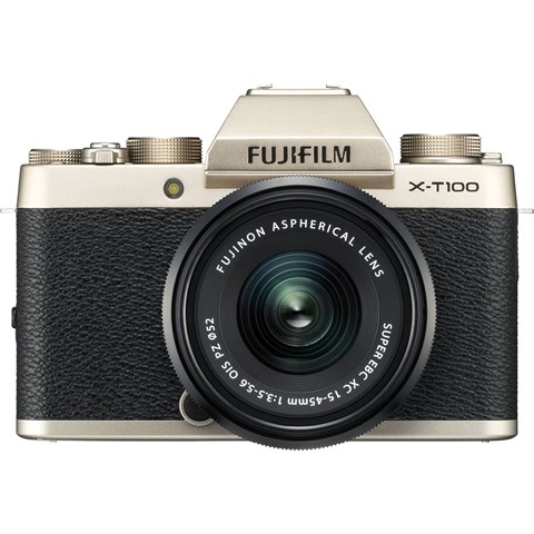 دوربین دیجیتال بدون آینه عکاسی فوجی فیلم مدل X-T100 همرا با لنز XC 15-45mm