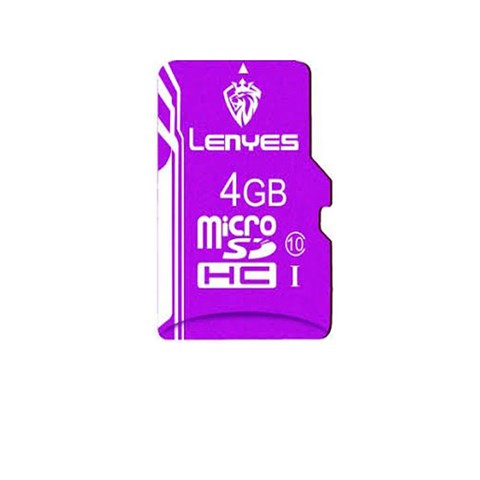 کارت حافظه microSDHC لنیز مدل LPD10905 کلاس 10 استاندارد U1 سرعت 80MBps ظرفیت 4 گیگابایت