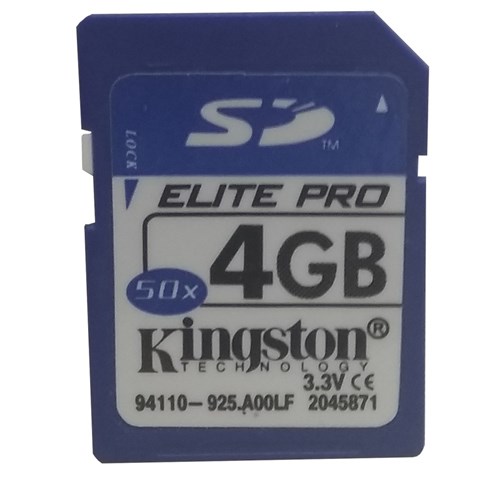 کارت حافظه SD کینگ استون مدل Elite-PRO کلاس 6 استاندارد 50X سرعت 60Mbps ظرفیت 4 گیگابایت