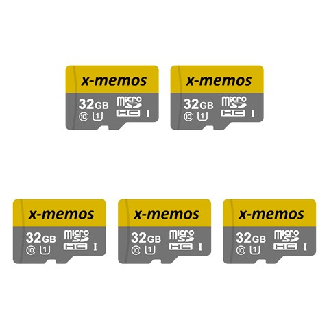 کارت حافظه microSDHC ایکس-مموس کلاس 10 استاندارد UHS-I U1 سرعت 30MBps ظرفیت 32 گیگابایت بسته 5 عددی