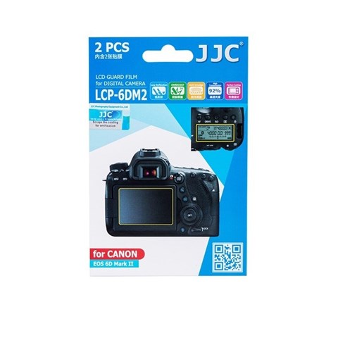 محافظ صفحه نمایش دوربین جی جی سی مدل LCP-6DM2 مناسب برای دوربین کانن EOS 6D II مجموعه 4 عددی