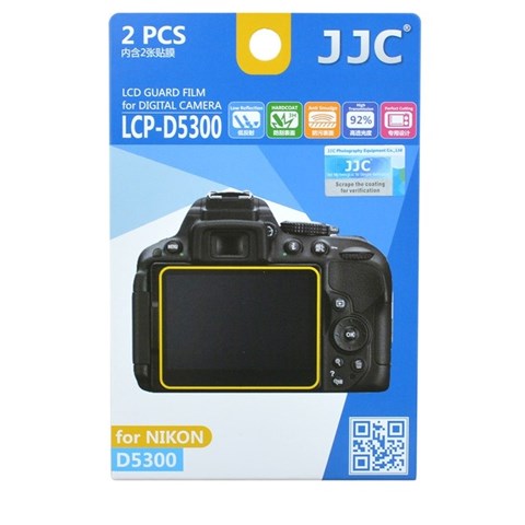 محافظ صفحه نمایش دوربین جی جی سی مدل LCP-D5300 مناسب برای دوربین نیکون D5300 بسته 2 عددی