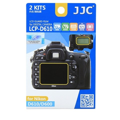 محافظ صفحه نمایش دوربین جی جی سی مدل LCP-D610 مناسب برای دوربین نیکون D600 بسته 2 عددی