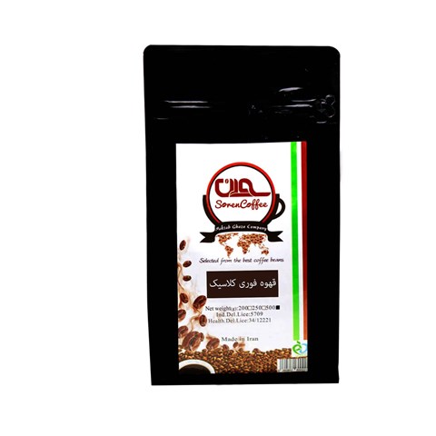 قهوه فوری کلاسیک سورن کد CL5-4354 مقدار 500 گرم