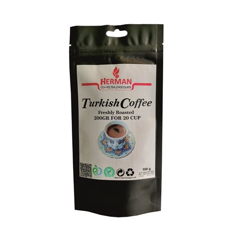 قهوه ترک هرمان مدل TP100 مقدار 100 گرم