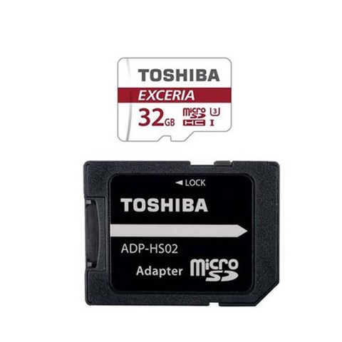 کارت حافظه microSDHC توشیبا مدل M301 کلاس 10 استاندارد UHS-I U3 سرعت 48MBps ظرفیت 32 گیگابایت به همراه  آداپتور SD