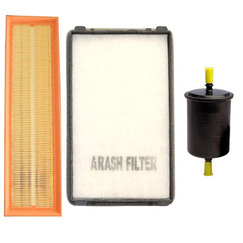 فیلتر کابین خودرو آرش مدل LF405 Plus مناسب برای سمند به همراه فیلتر هوا و فیلتر سوخت