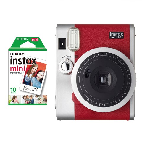 دوربین عکاسی چاپ سریع فوجی فیلم مدل Instax mini 90 Neo Classic به همراه فیلم