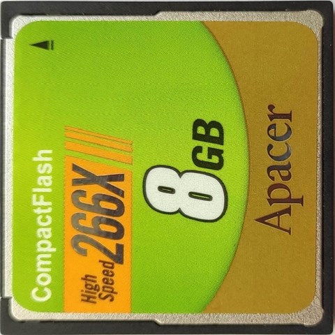 کارت حافظه CompactFlash اپیسر  مدل AP8G سرعت 266X ظرفیت 8 گیگابایت
