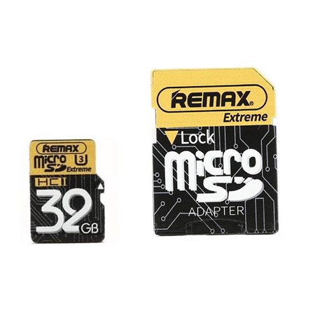 کارت حافظه microSDHC ریمکس مدل EXTREME کلاس 10 استاندارد UHS-3 U3 سرعت 80MBps ظرفیت 32 گیگابایت به همراه آداپتور SD