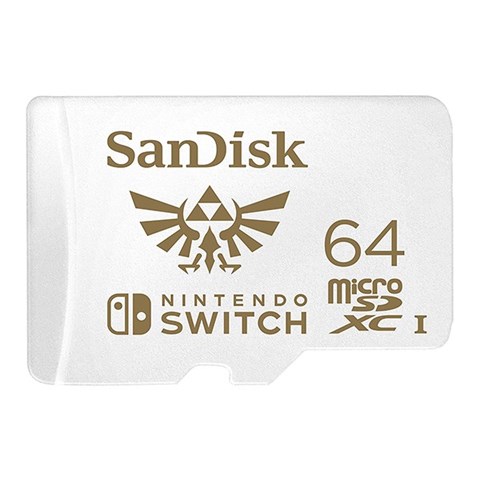 کارت حافظه microSDXC سن دیسک مدل Nintendo Switch کلاس I استاندارد UHS-I سرعت 100MBps ظرفیت 64 گیگابایت