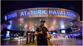 فرودگاه استانبول- لحظه تیر خوردن و انفجار عامل انتحاری